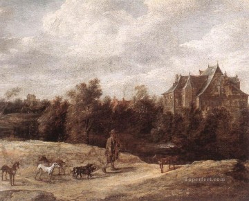  caza - Regreso de la caza 1670 David Teniers el Joven